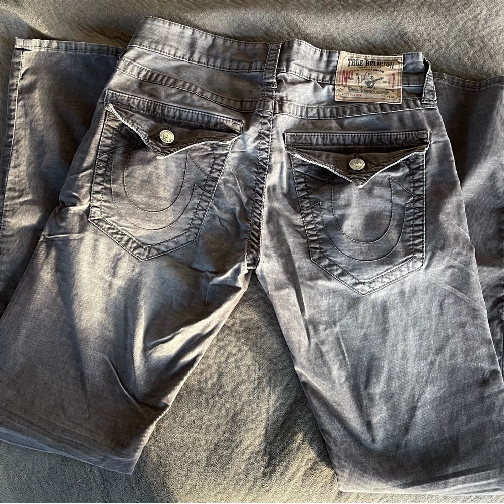 True Religion Men’s Corduroy Jeans Size 31